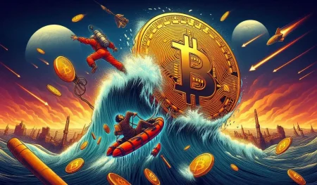 Bitcoin price falls