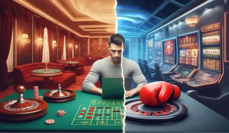 Online-Casino vs. reguläres Casino Sicherheits-Showdown