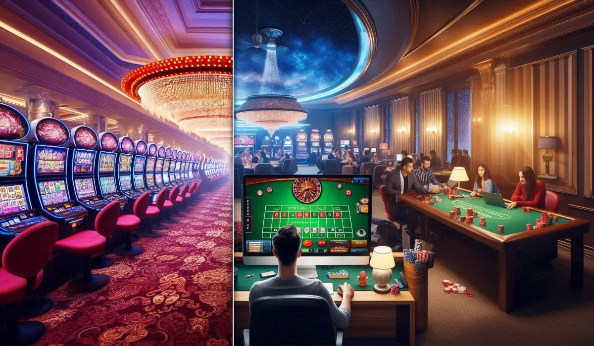 Begehbares Casino vs. Online-Casino