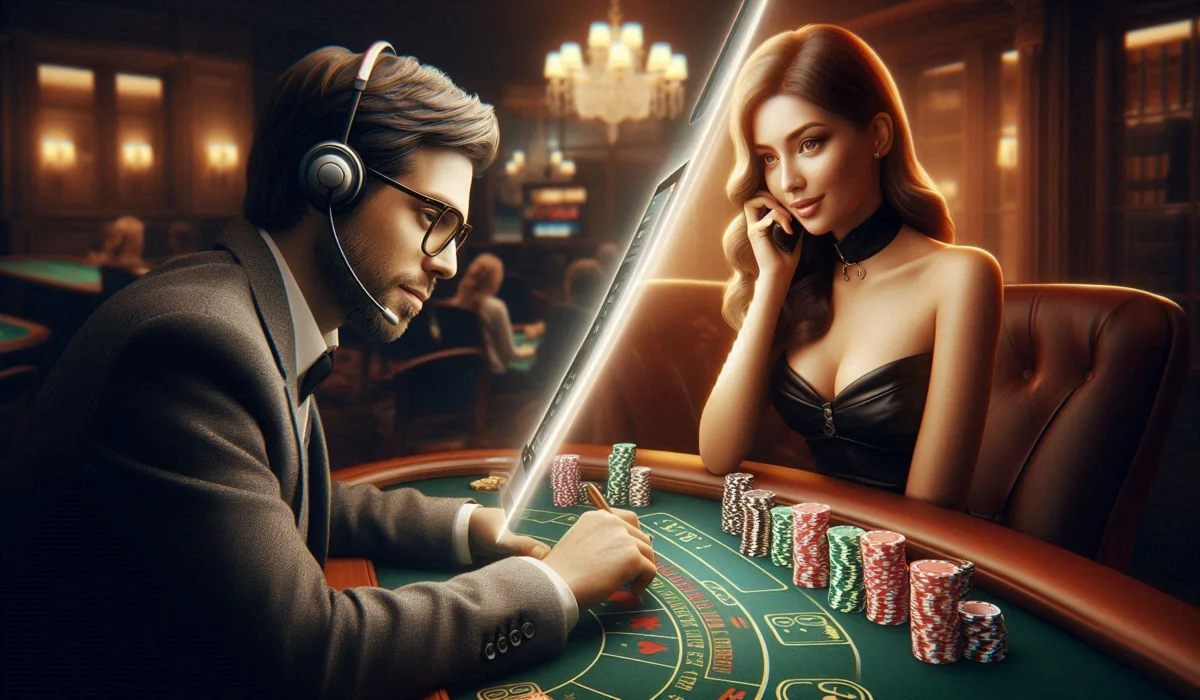 Blackjack mit Live-Interaktion