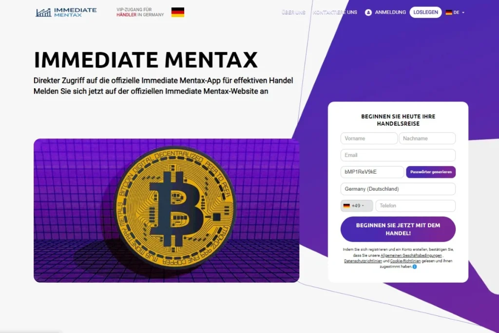 Immediate Mentax Offizielle Website