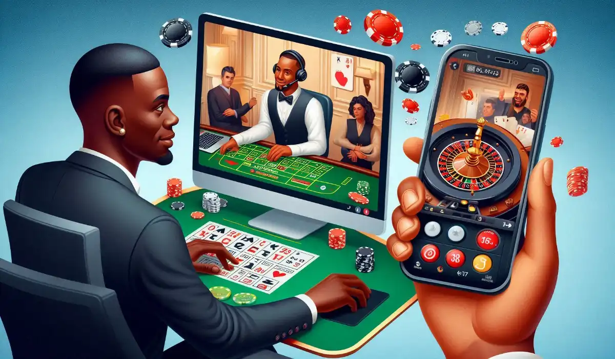 Live-Casino-Spiele – Desktop oder Mobil