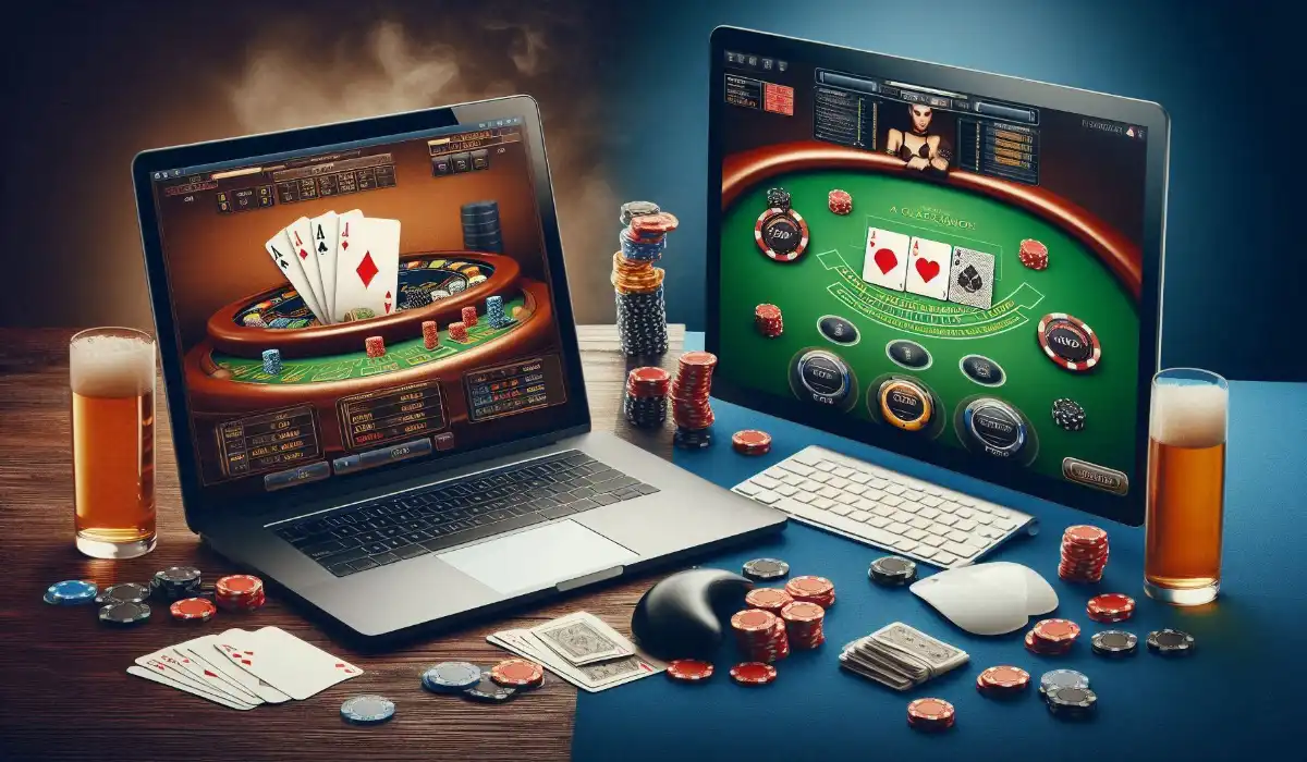 Mit echtem Geld spielen – Blackjack-Hand online