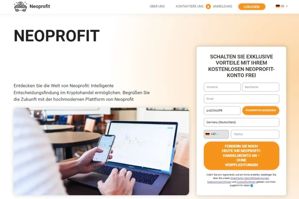 Neoprofit Offizielle Website