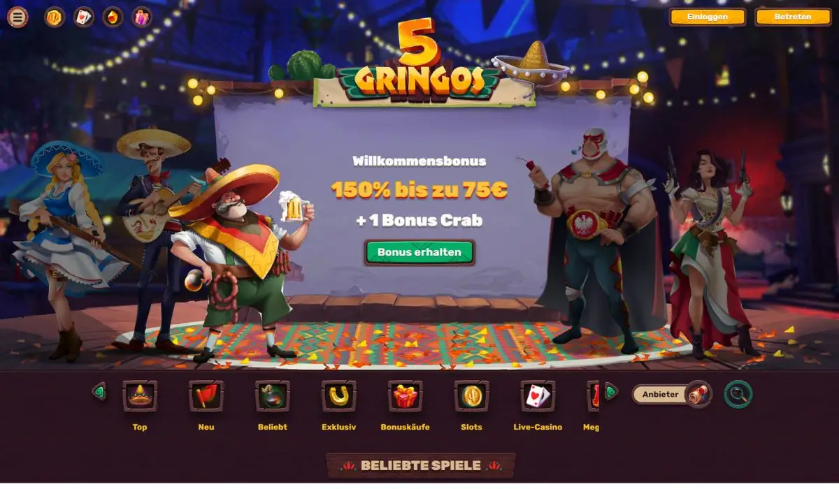 5Gringos Casino Test