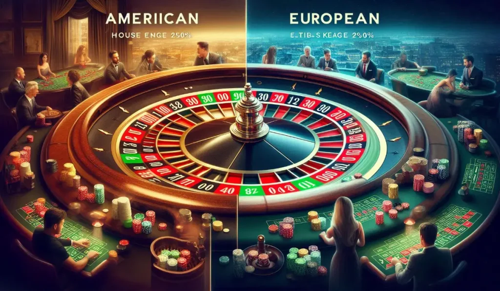 Amerikanisch vs Europaeisch Roulette