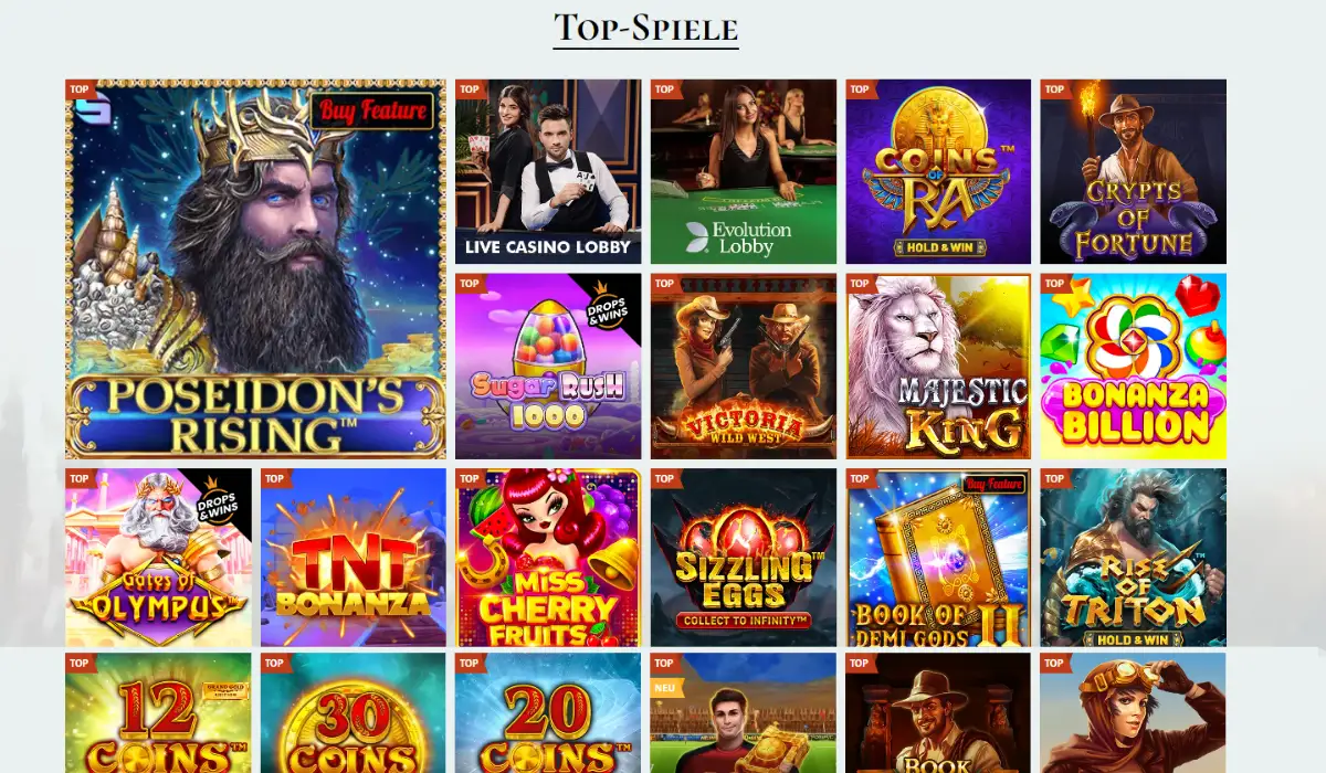 Avalon78 Casino top spiele