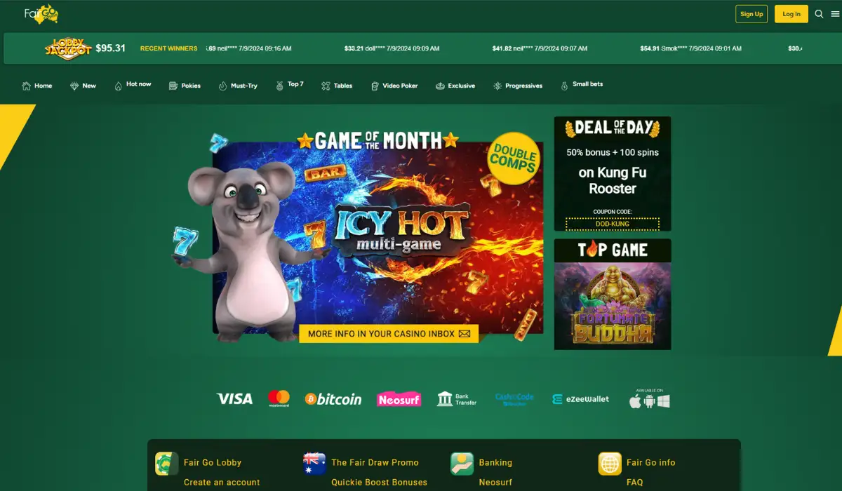 Fairgo Bitcoin casino