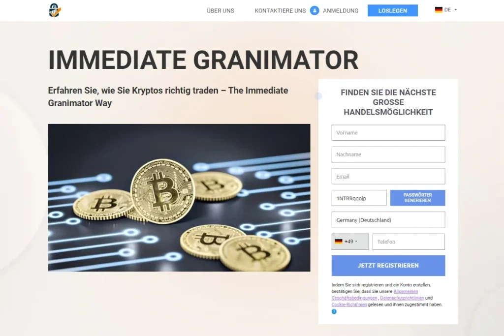 Immediate Granimator Offizielle Website