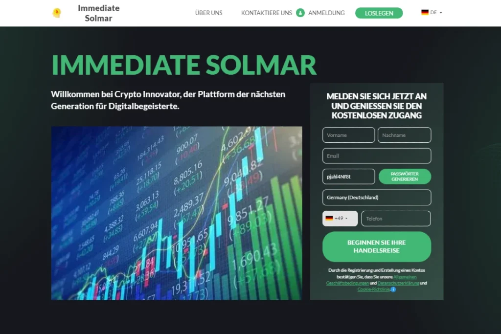 Immediate Solmar Offizielle website