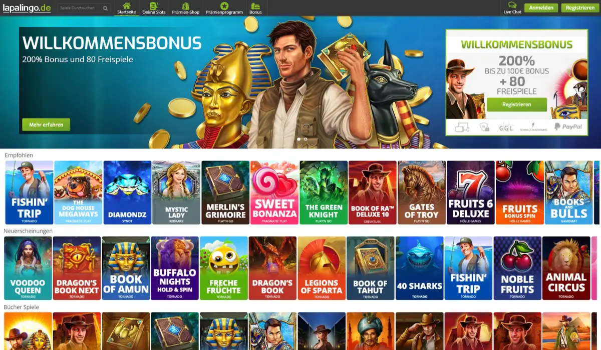 Lapalingo Online Casino Erfahrung