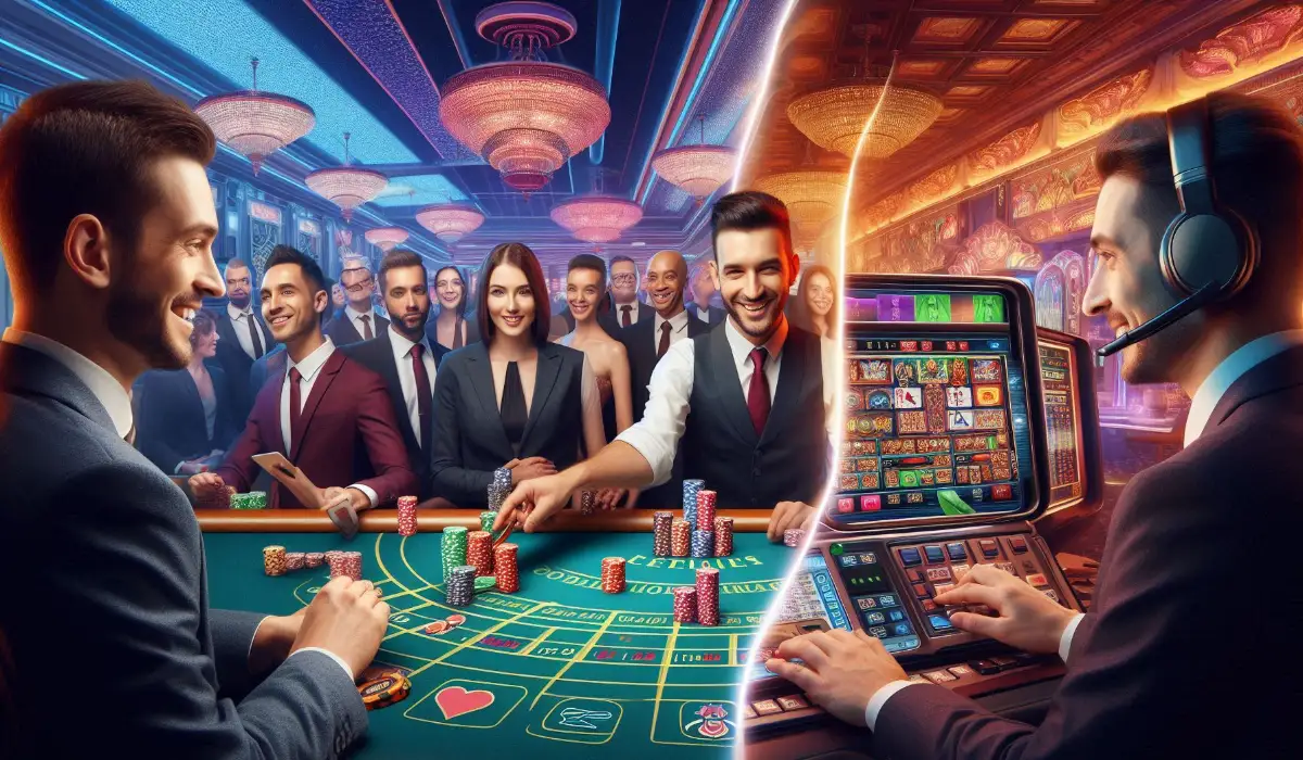 Live Dealer und RNG Casinospielen