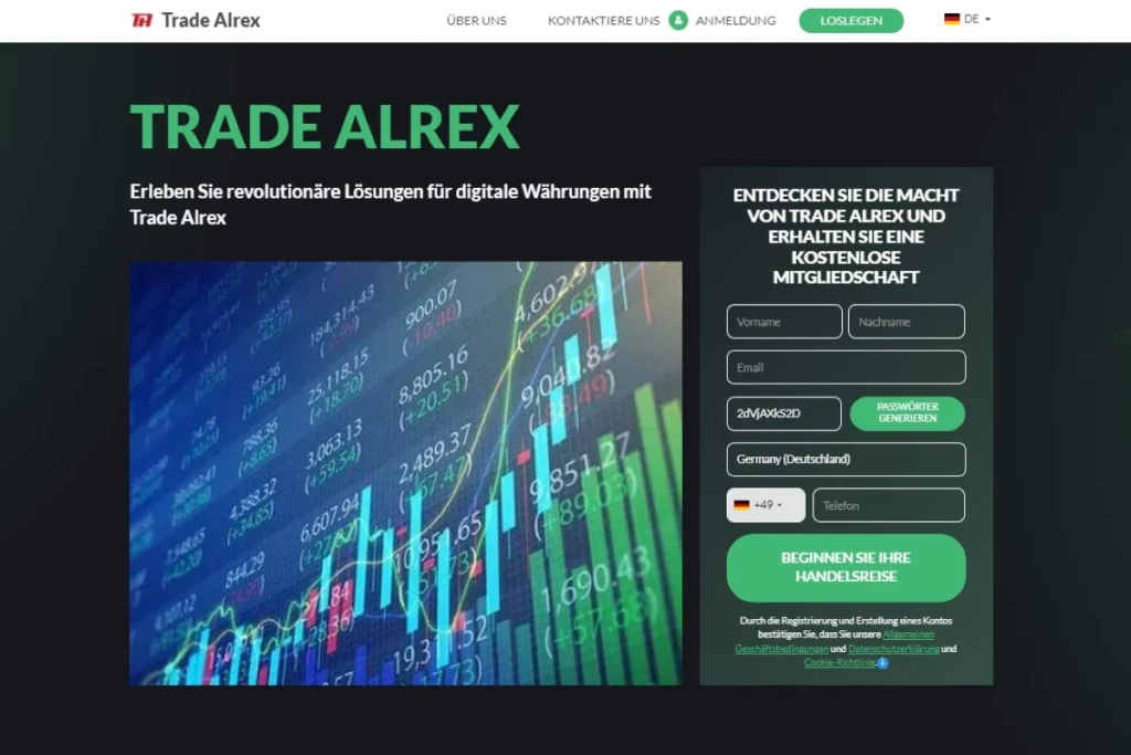 Trade Alrex offizielle website