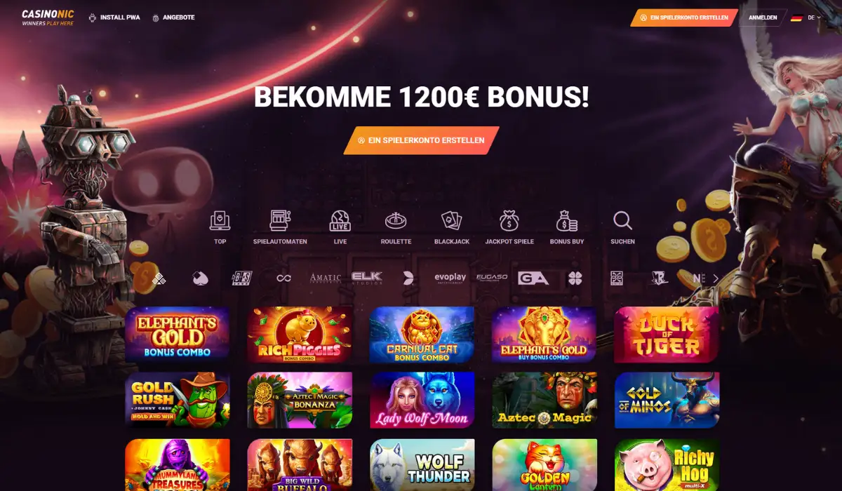 Casinonic Paysafecard-Casino