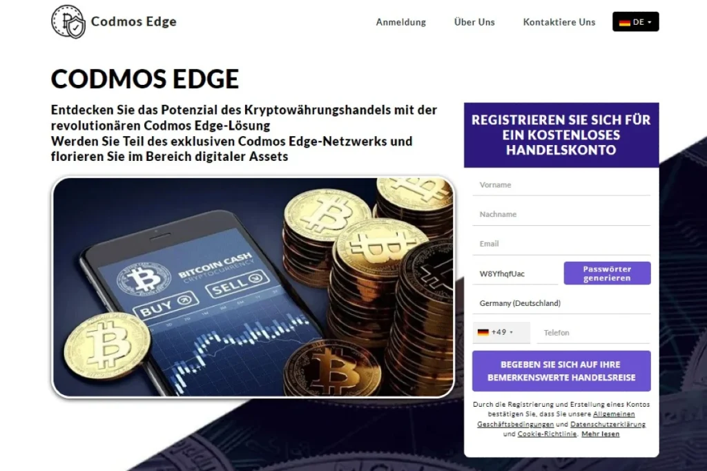 Cosmos Edge offizielle website