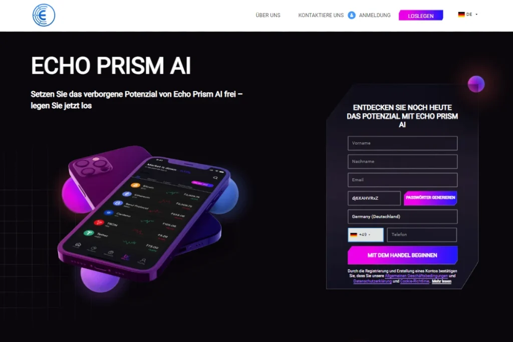 Echo Prism AI offizielle website