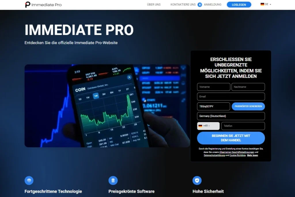 Immediate Pro offizielle website