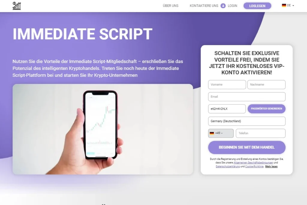 Immediate Script offizielle website