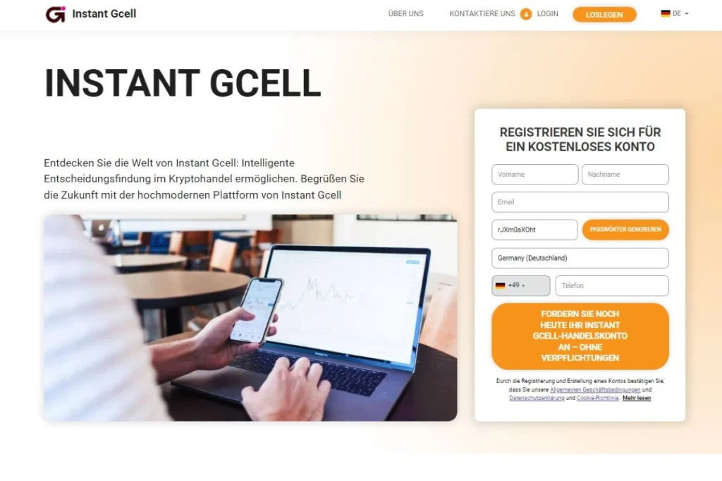 Instant GCell offizielle website