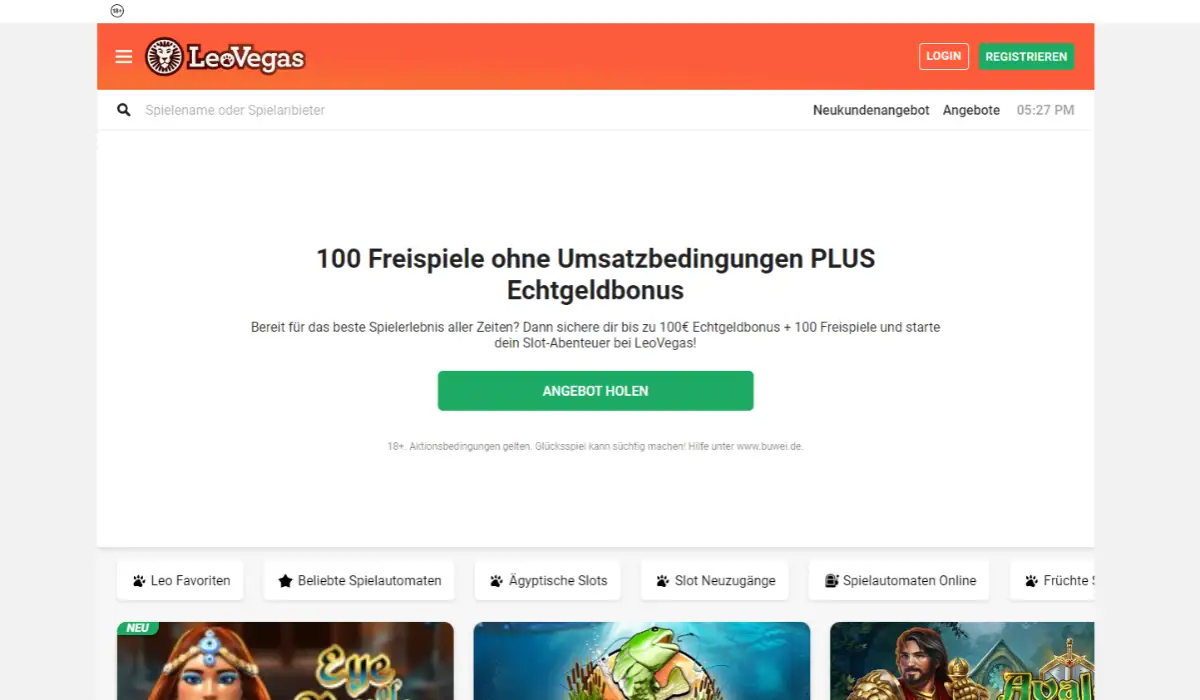 Leovegas Casino Site In Deutschland