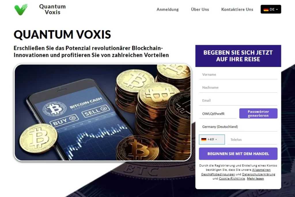 Quantum Voxis offizielle website