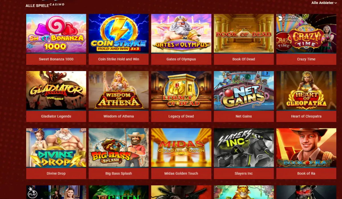 Rant casino Spiele