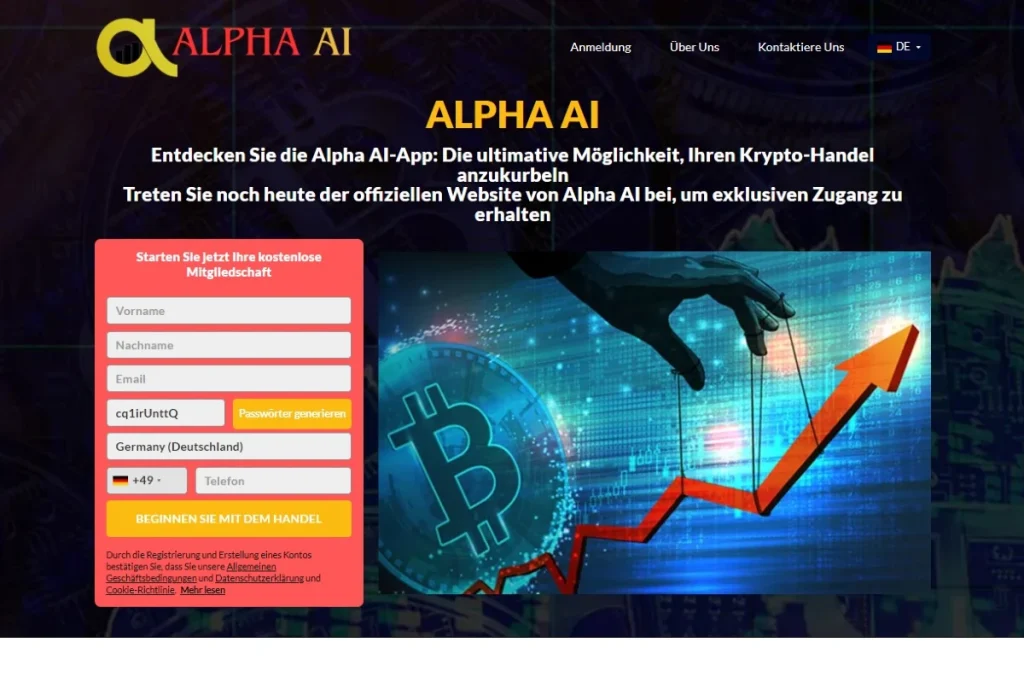 Alpha AI offizielle website