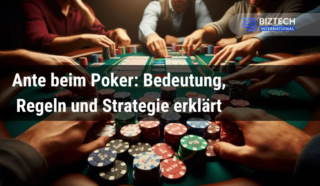 Ante beim Poker Bedeutung, Regeln und Strategie erklärt