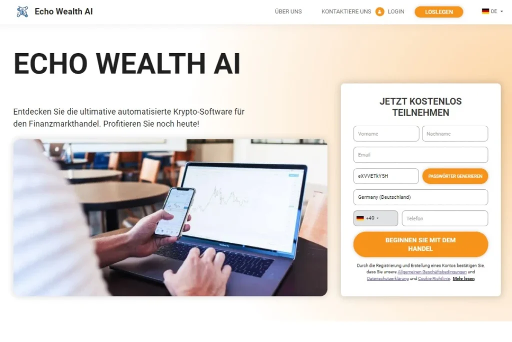 Echo Wealth AI offizielle website