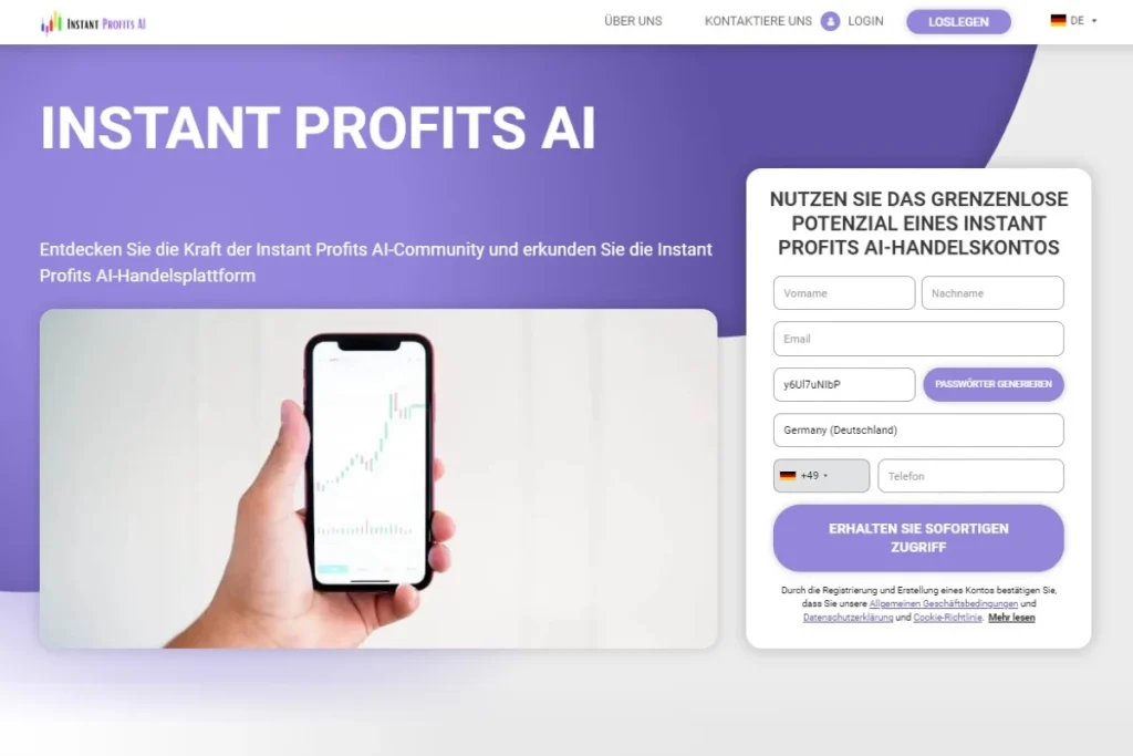 Instant Profits AI offizielle website