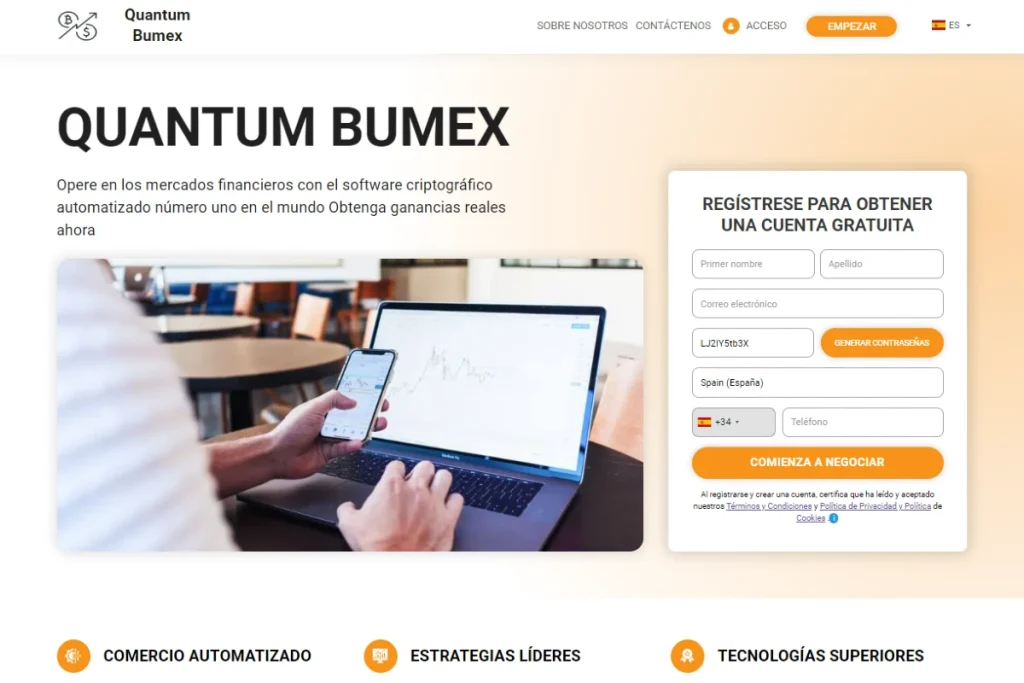 Quantum Bumex Página web oficial