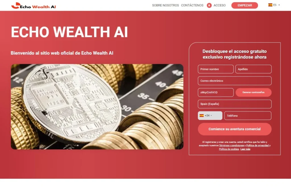 Echo Wealth AI Página web oficial