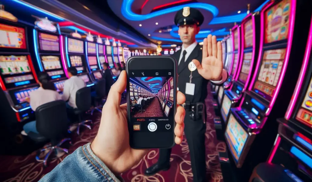 Prohibiciones de fotografía en casinos