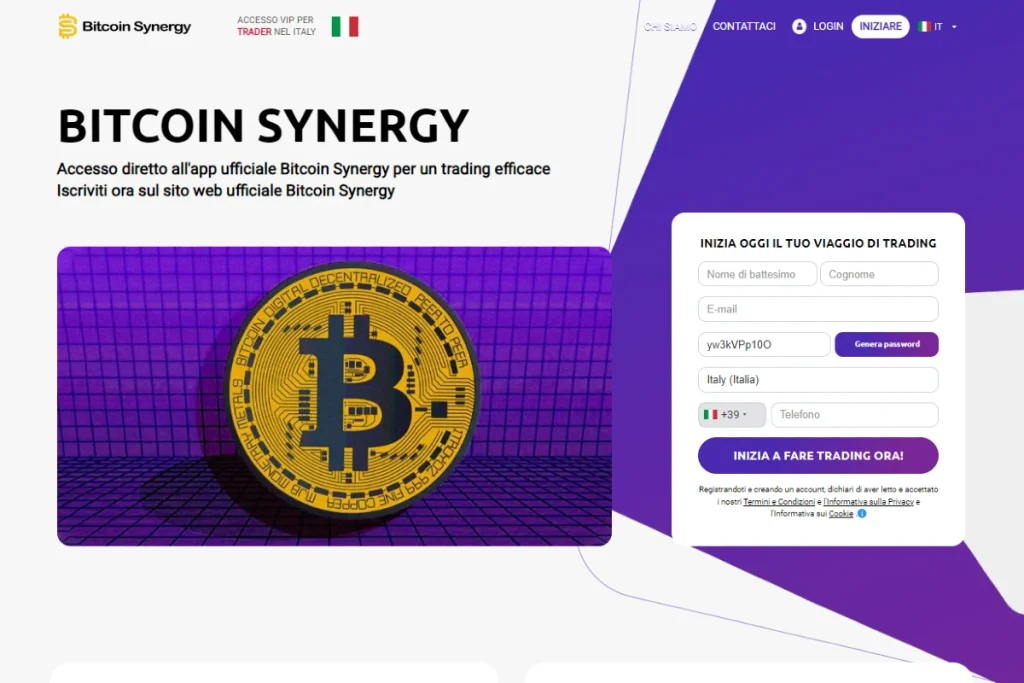 Bitcoin Synergy Sito ufficiale