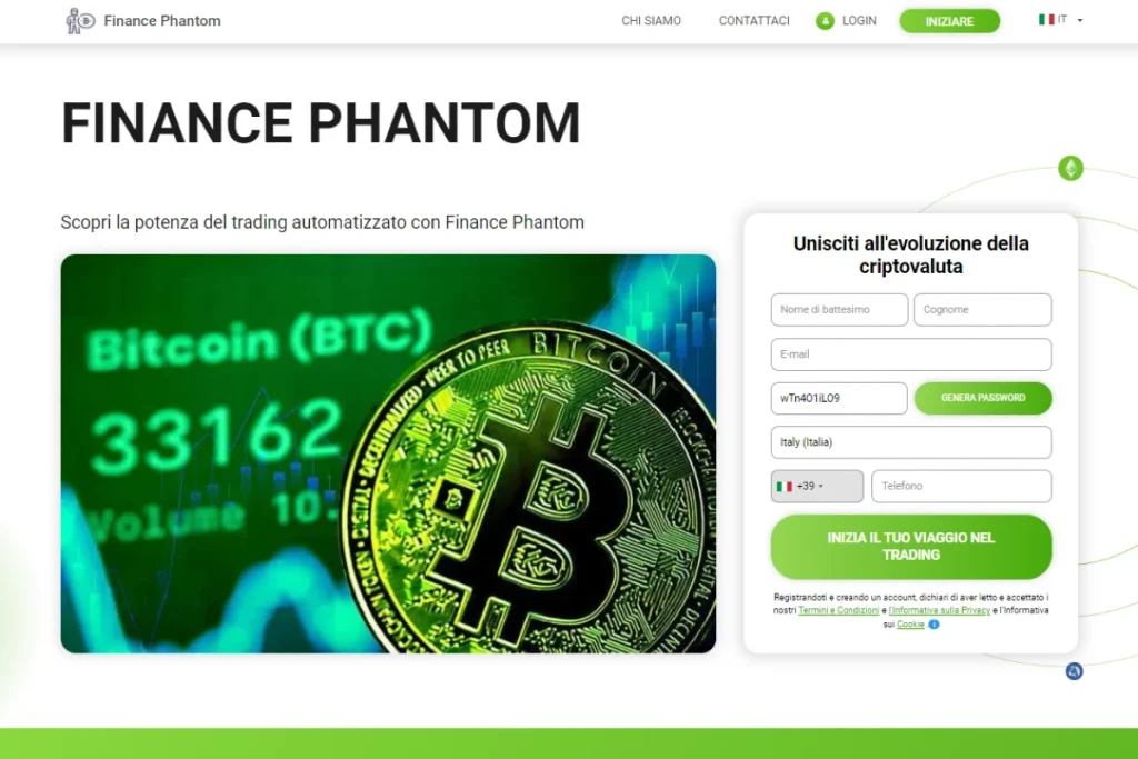 Finance Phantom sito ufficiale