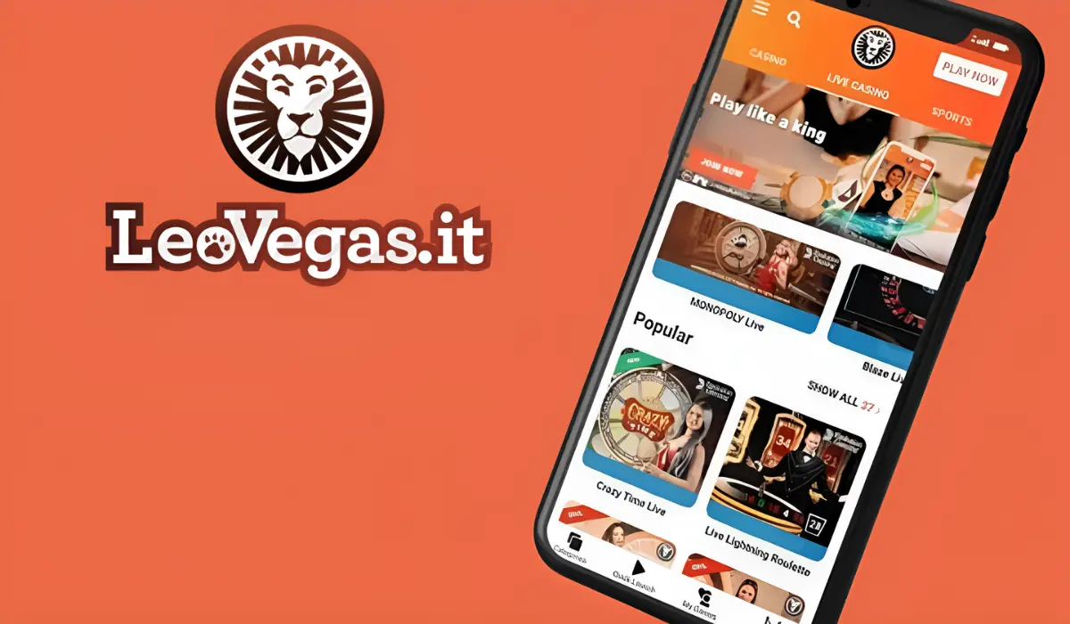 App mobile del casinò LeoVegas