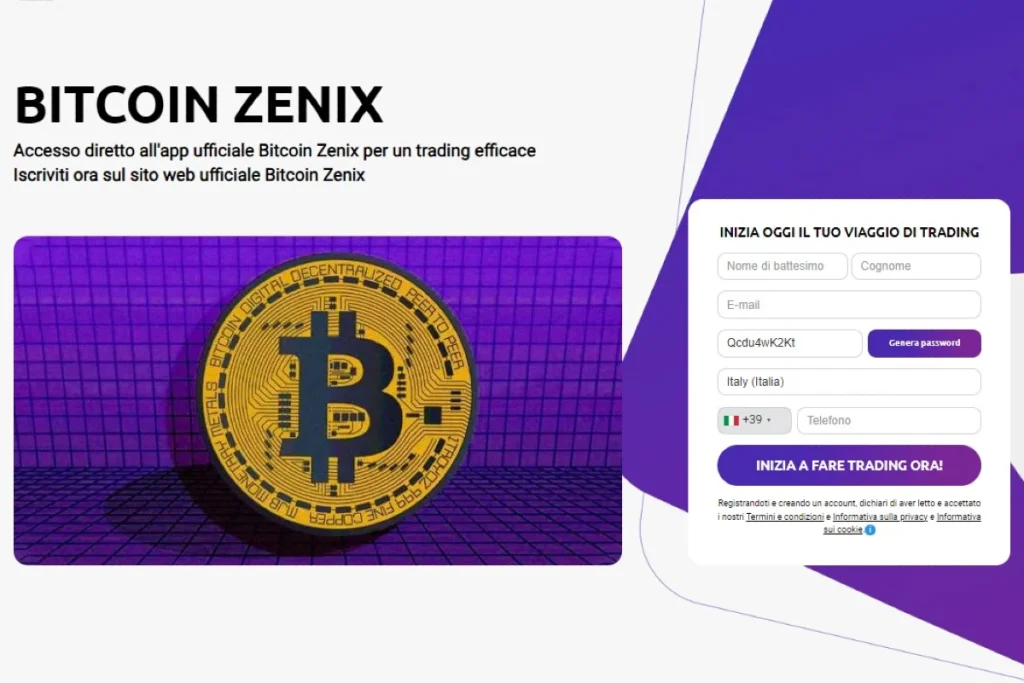 Bitcoin Zenix sito ufficiale