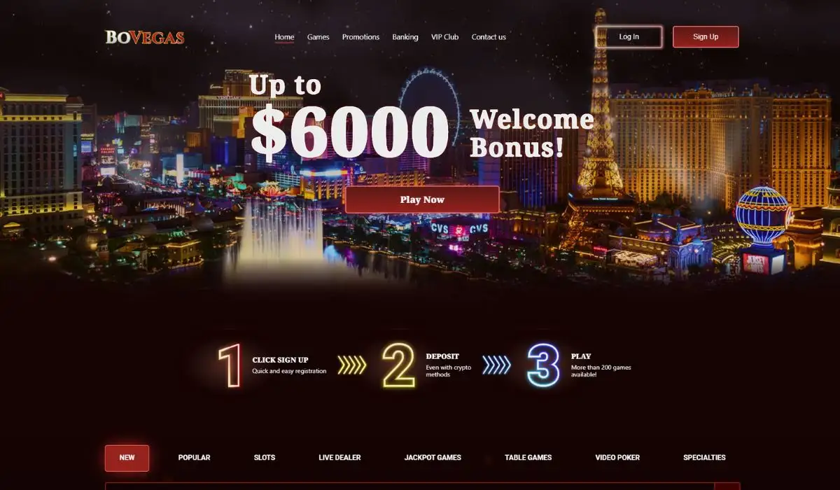 Bovegas Litecoin casino