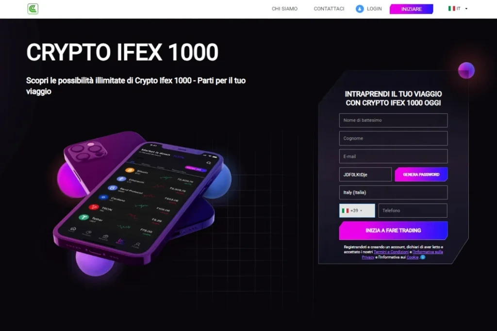 Crypto Ifex sito web ufficiale