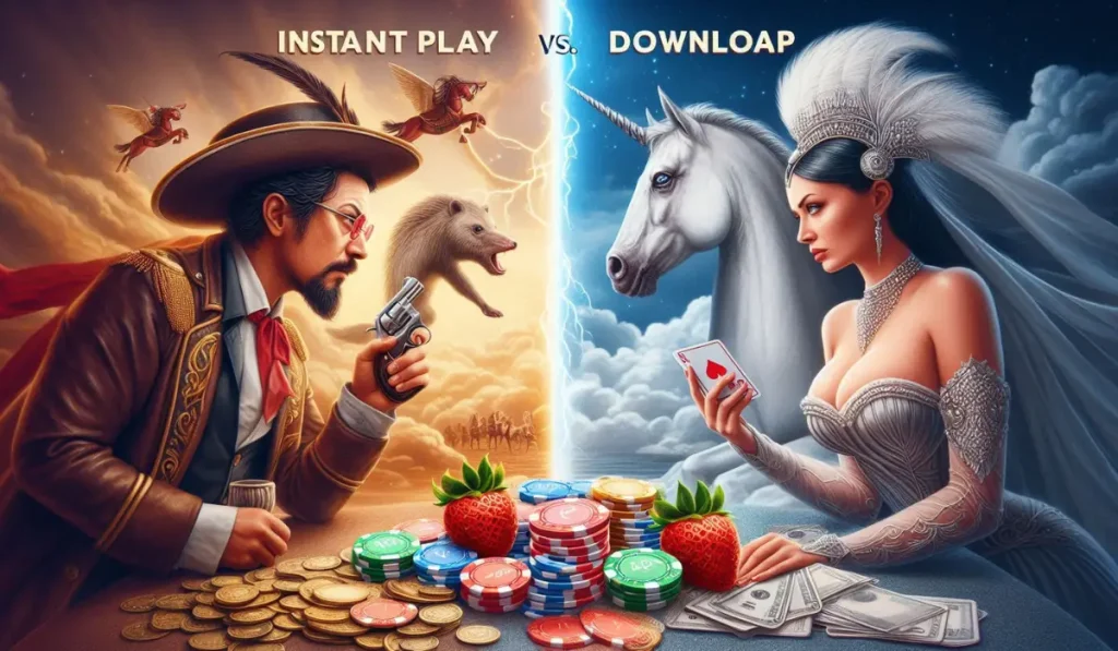 Instant Play vs. Casinò con download