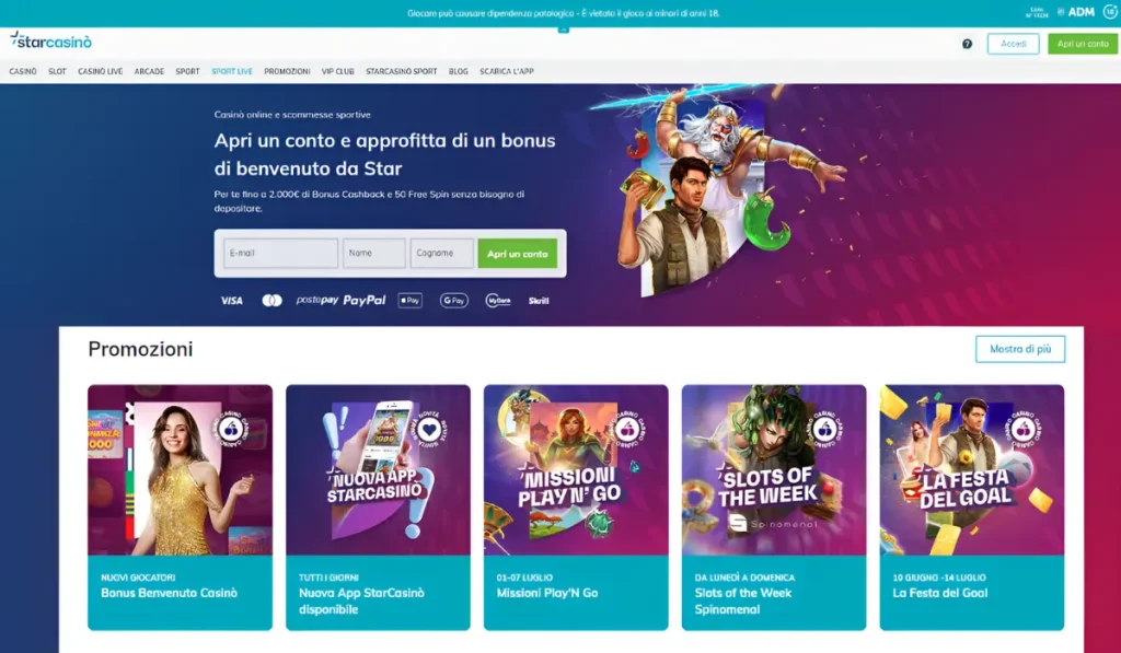 StarCasino Recensioni