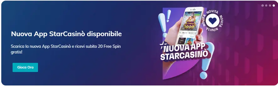 Starcasinò Mobile App