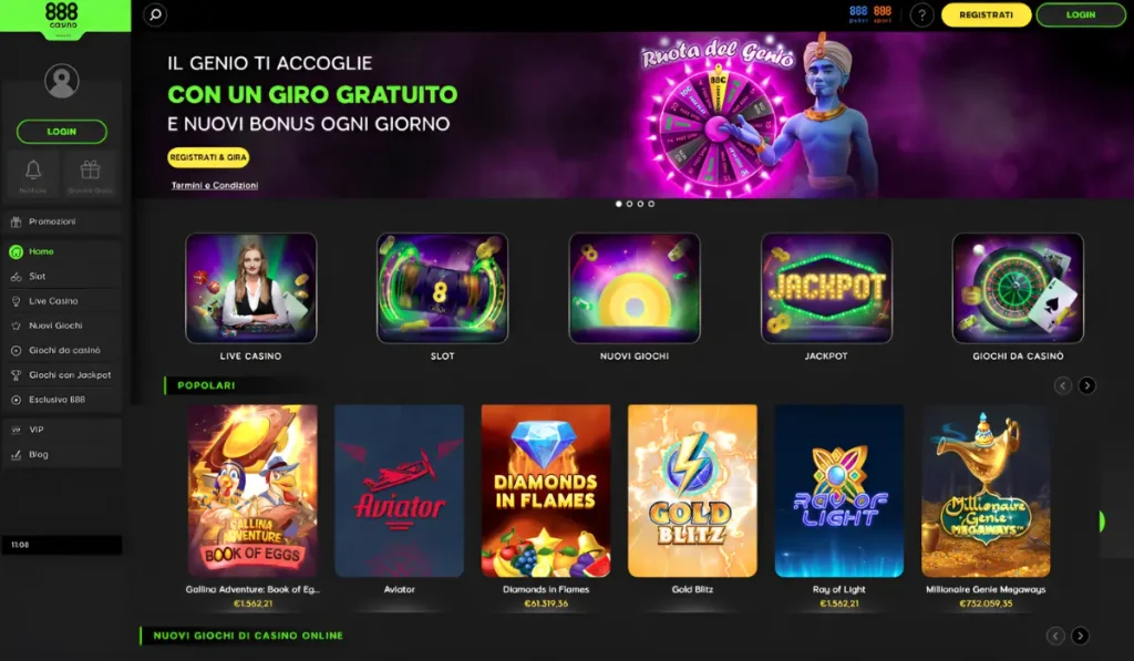 888 casino recensioni