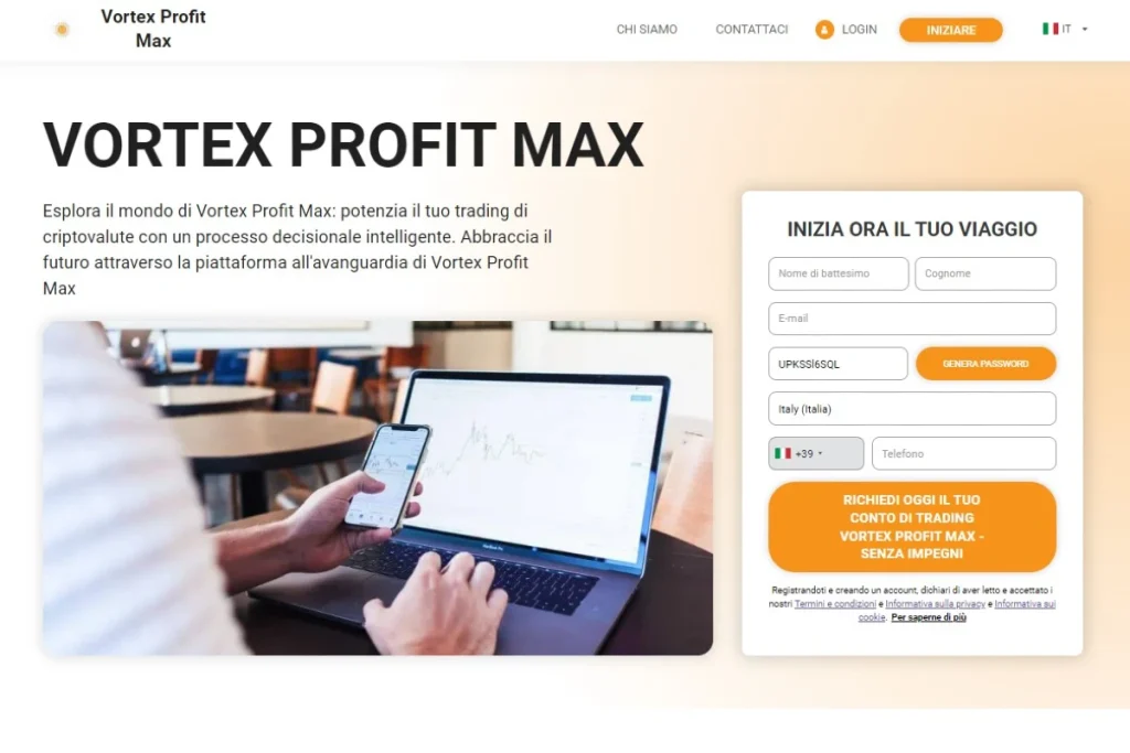 Vortex Profit Max Sito ufficiale