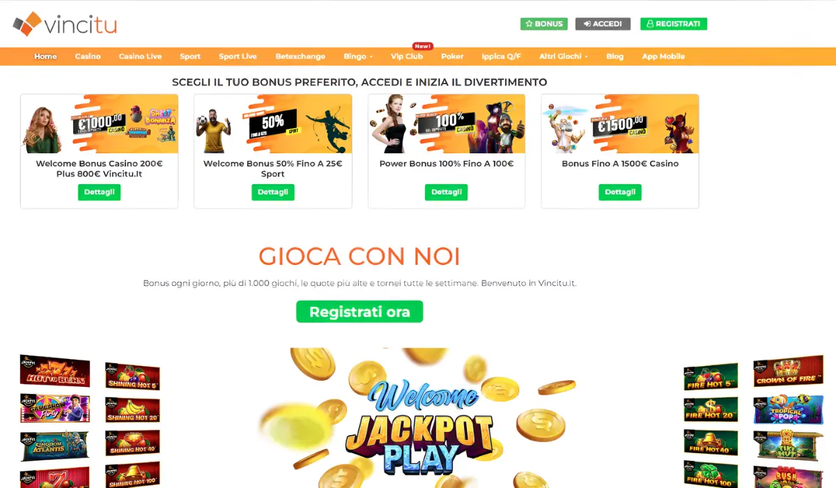 vincitu casino recensioni