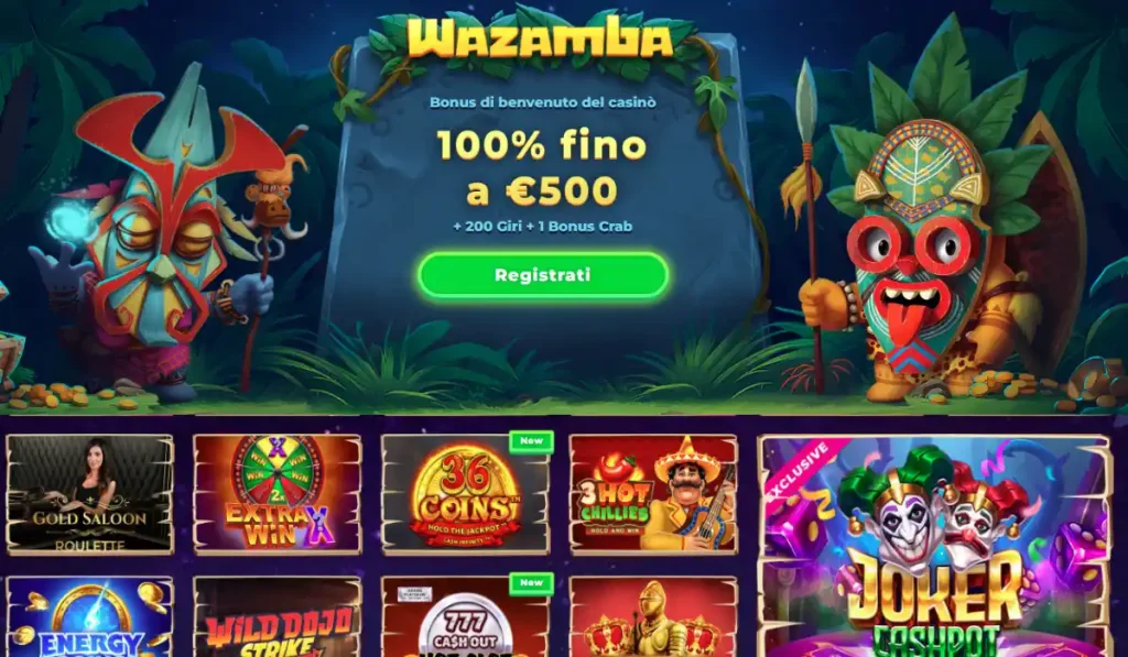 wazamba casino