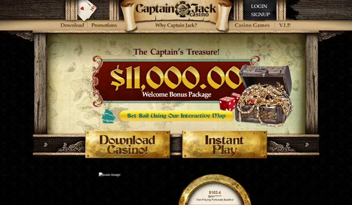 Captain Jack Casinò con soldi veri