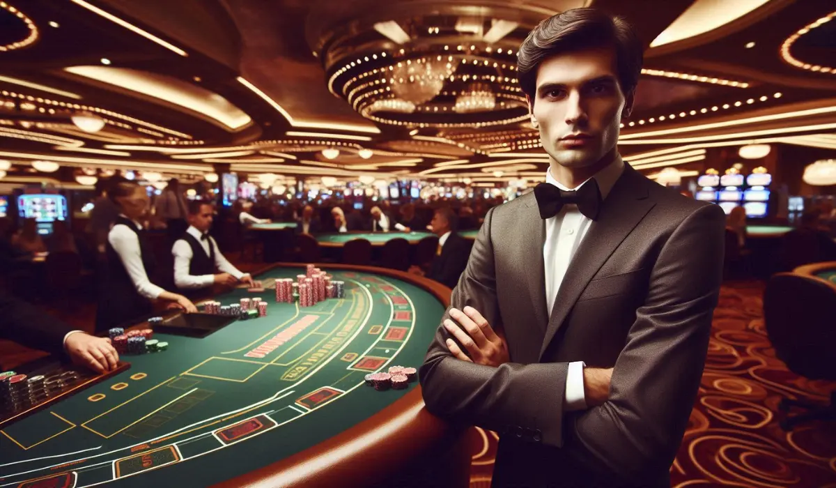 Croupier professionista del casinò