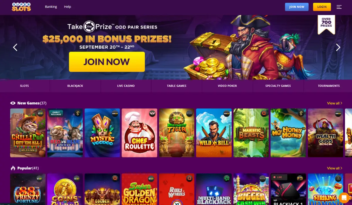 Superslots casinò Dogecoin