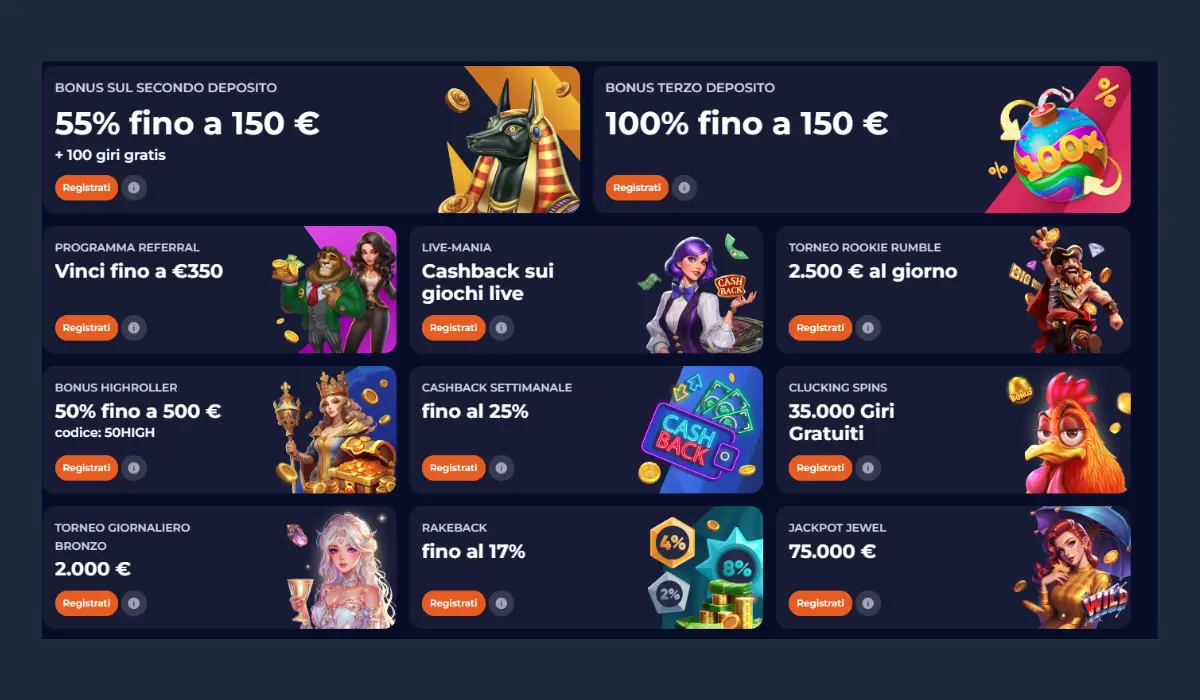 nine casino free spins